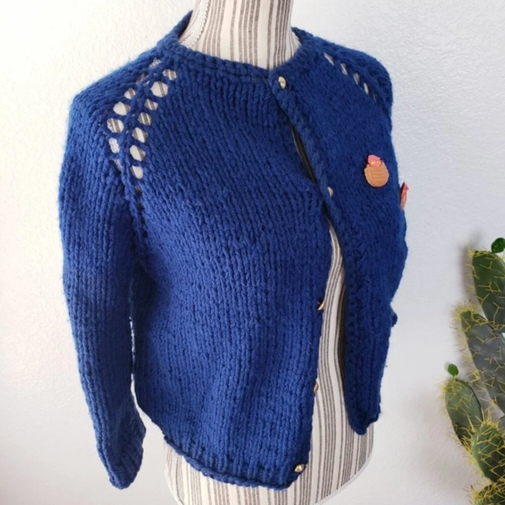 Vintage hand knitted